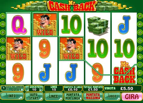 Mr Cashback Slot Machine .
